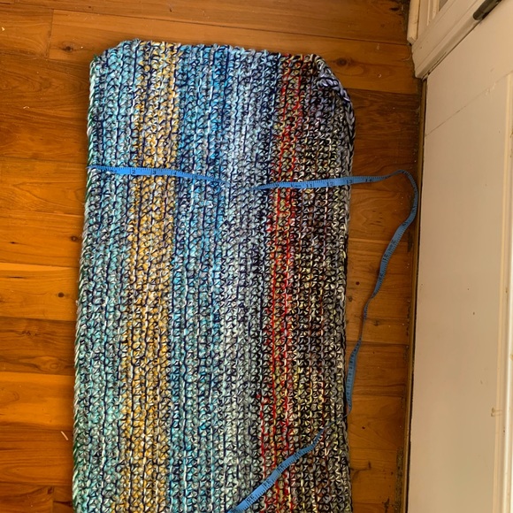 Multicolor Crochet Rug - Picture 3 of 3